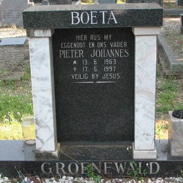GROENEWALD Pieter Johannes 1963-1997