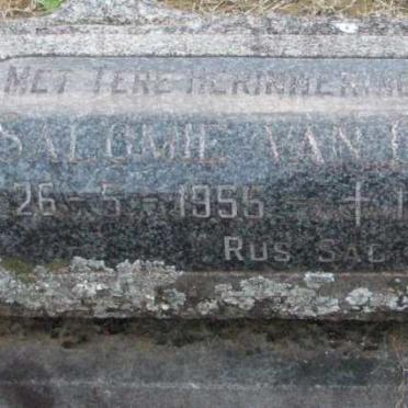 GREUNEN Salomie, van 1955-1975