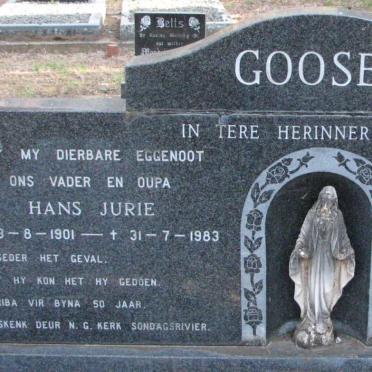 GOOSEN Hans Jurie 1901-1983