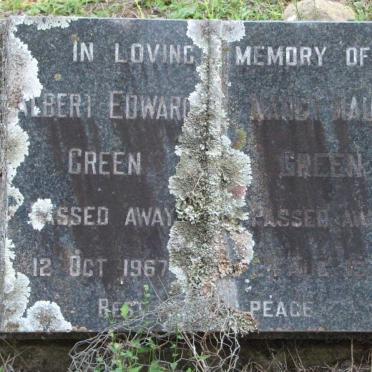 GREEN Albert Edward -1967 &amp; Mandy Maud -1975