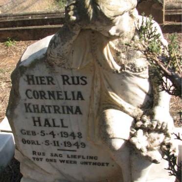 HALL Cornelia Khatrina 1948-1949