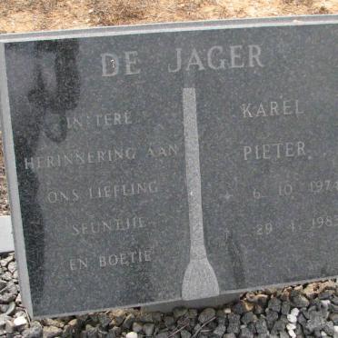 JAGER Karel Pieter, de 1974-1983
