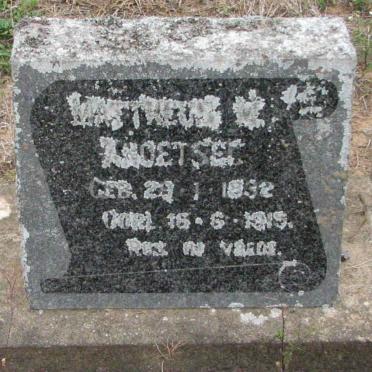KNOETSEC Mattheus ? 1832-1915