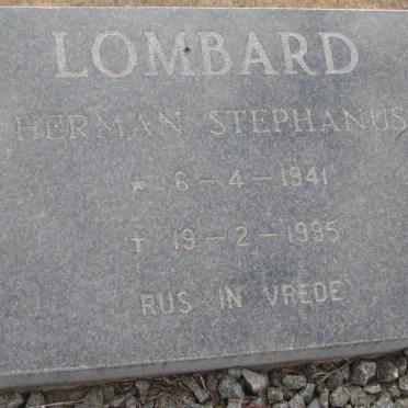 LOMBARD Herman Stephanus 1941-1995