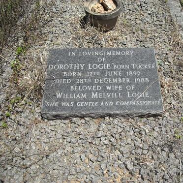 LOGIE Dorothy nee TUCKER 1892-1988