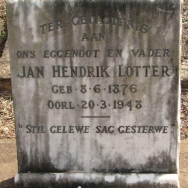 LOTTER Jan Hendrik 1876-1948