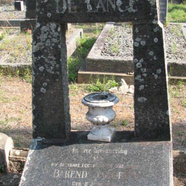 LANGE Barend Jacobus, de ?-?