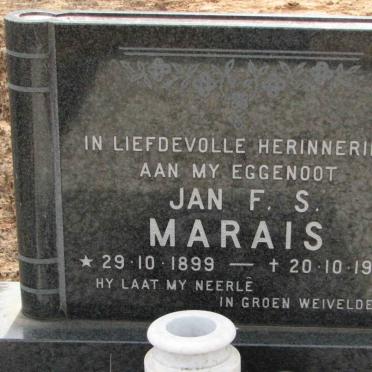 MARAIS Jan F.S. 1899-1981