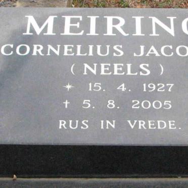 MEIRING Cornelius Jacobus 1927-2005