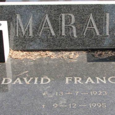 MARAIS David Francois 1923-1995