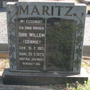 MARITZ Dirk Willem 1921-1973