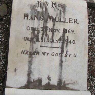 MULLER Hans 1869-1940