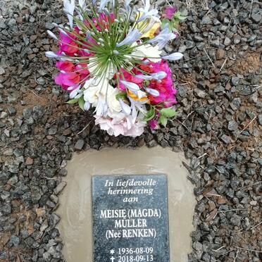 MULLER Magda nee RENKEN 1936-2018