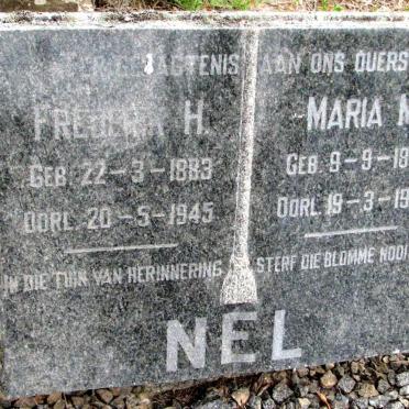 NEL Frederik H. 1883-1945 &amp; Maria M. 1883-1966
