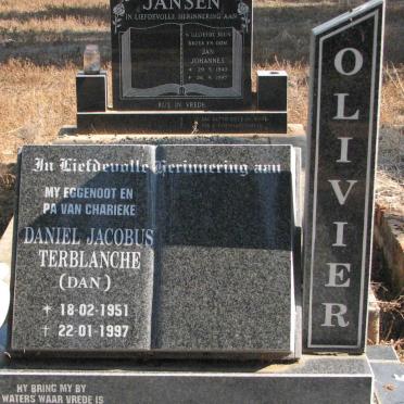 OLIVIER Daniel Jacobus Terblanche 1951-1997