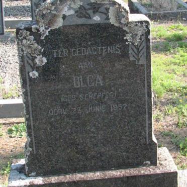 POTGIETER Olga nee SCHEEPERS -1952