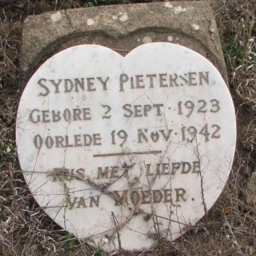 PIETERSEN Sydney 1923-1942