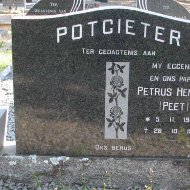 POTGIETER Petrus Hendrik 1903-1970