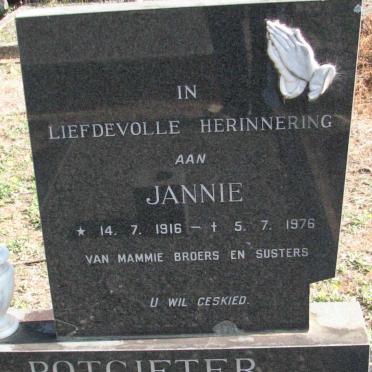 POTGIETER Jannie 1916-1976