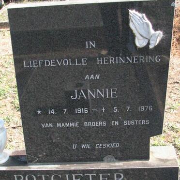 POTGIETER Jannie 1916-1976