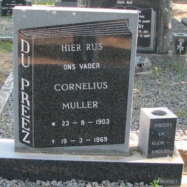 PREEZ Cornelius Muller, du 1903-1069