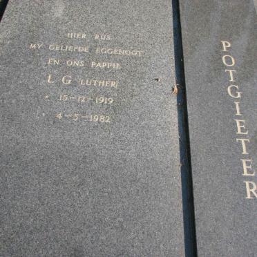 POTGIETER L.G. 1919-1982