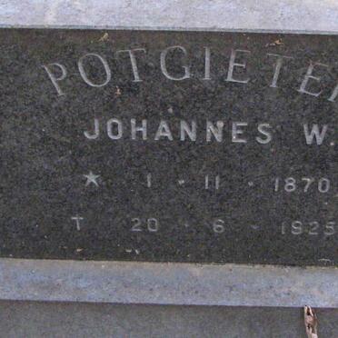 POTGIETER Johannes W. 1870-1925