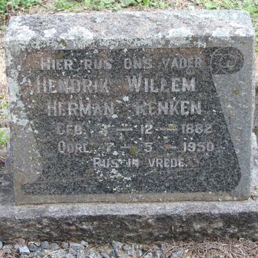 RENKEN Hendrik Willem Herman 1882-1950
