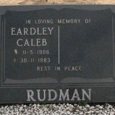 RUDMAN Eardley Caleb 1906-1983