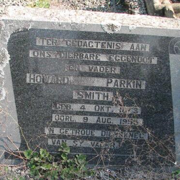 SMITH Howard Parkin 1873-1955