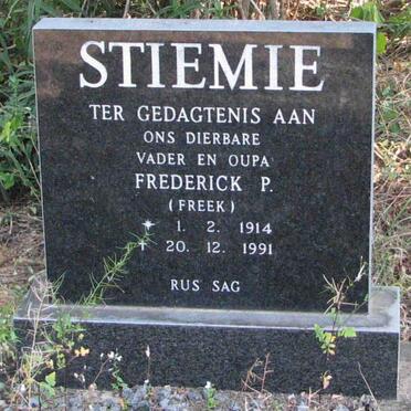 STIEMIE Frederick P. 1914-1991