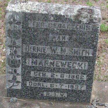 SMITH Dirkie W.M. nee MARNEWECK 1852-1937