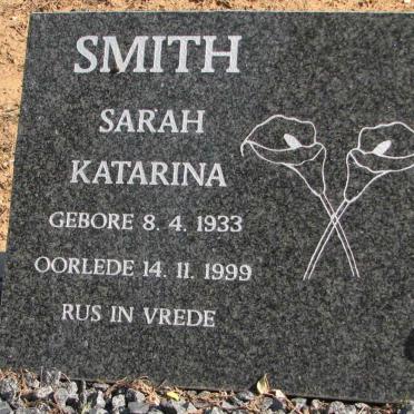 SMITH Sarah Katarina 1933-1999