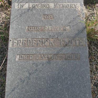 TAUTE Frederick -1918