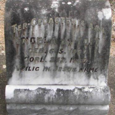 TOIT Engela, du 1930-1930