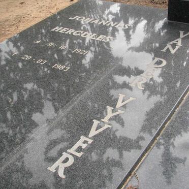 VYVER Johannes Hercules, van der 1921-1983