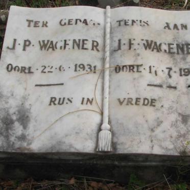 WAGENER J.P. -1931 &amp; J.F. -1942