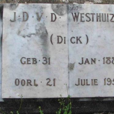 WESTHUIZEN J.D., v.d. 1886-1954