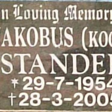 STANDER Jakobus 1954-2005