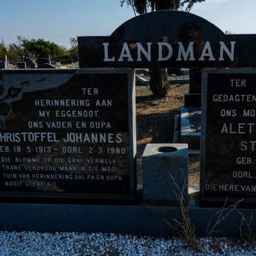 LANDMAN Christoffel Johannes 1913-1980 &amp; Aletta Jacoba Stoffelina 1916-1984