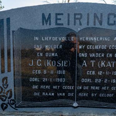 MEIRING A.T. 1918-1981 &amp; J.C. 1918-1983