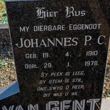 GENT Johannes P.C., van 1910-1978