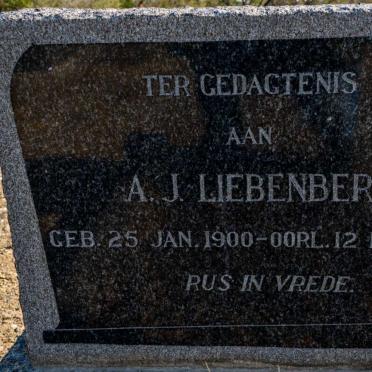 LIEBENBERG A.J. 1900-1950