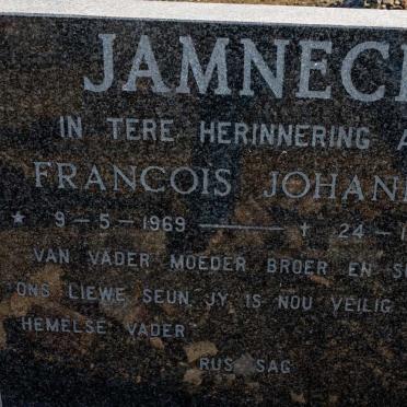 JAMNECK Francois Johannes 1969-1990