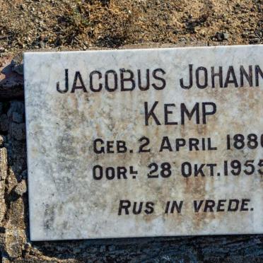 KEMP Jacobus Johannes 1880-1955