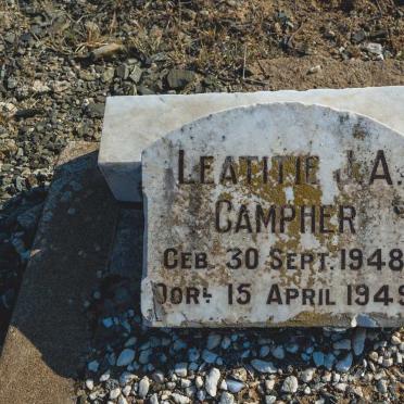 CAMPHER Leatitie J.A. 1948-1949