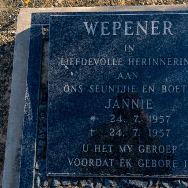 WEPENER Jannie 1957-1957