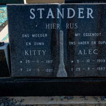 STANDER Alec 1909-1987 &amp; Kitty 1917-1997