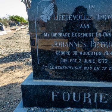 FOURIE Johannes Petrus 1914-1972