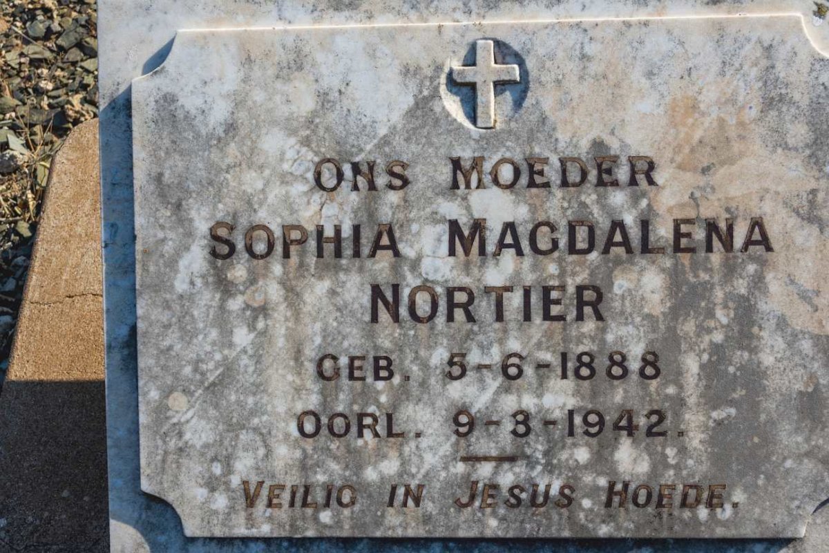 NORTIER Sophia Magdalena 1888-1942